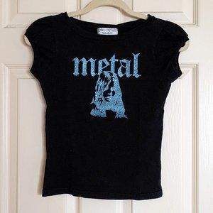 Juicy Couture - Metal Tee with Glitter - Size S / Small